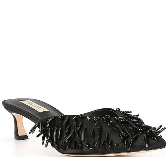 Antonio Melanix Elizabeth Damrich Babe Satin Mules - Picture 3 of 9